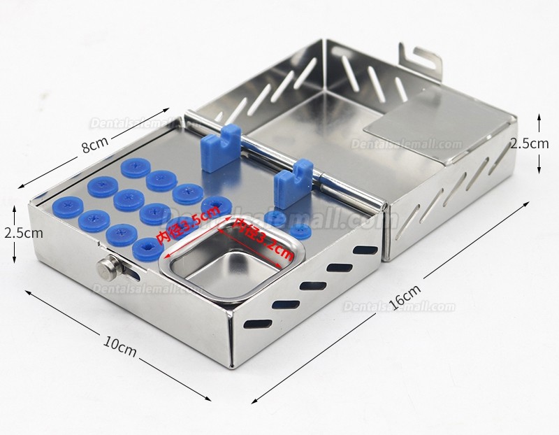 Medium Size Dental Implant Surgery Instrument Tool Kit Storage Box Stainless Steel